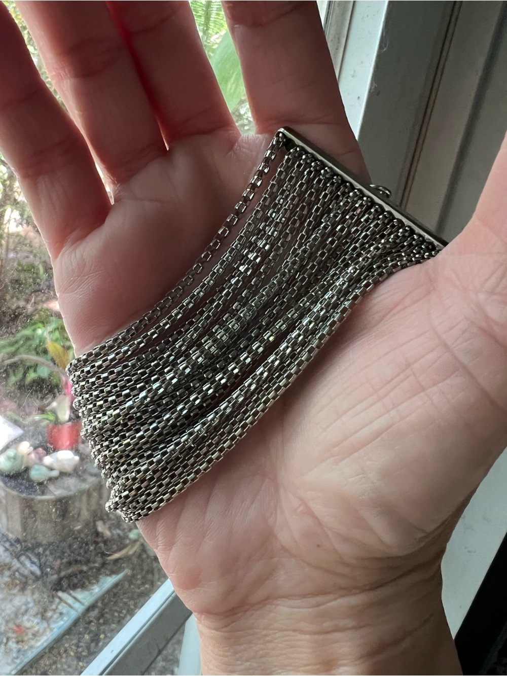Silver Multi-Strand Chain Wrap Bracelet - Sexyyy